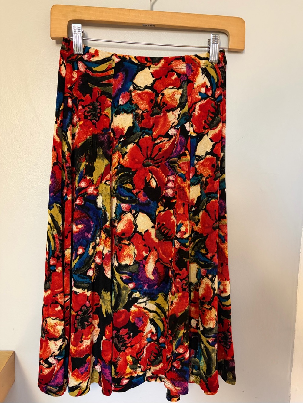Vibrant Floral A-line Skirt by Chico’s Travelers